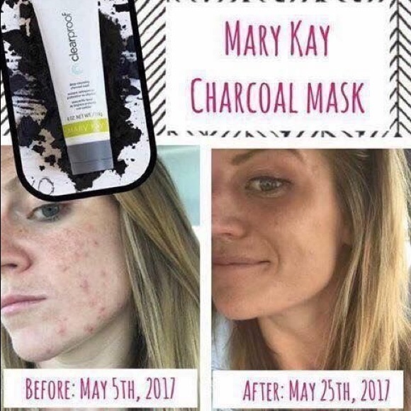 mary kay order of application with charcoal mask