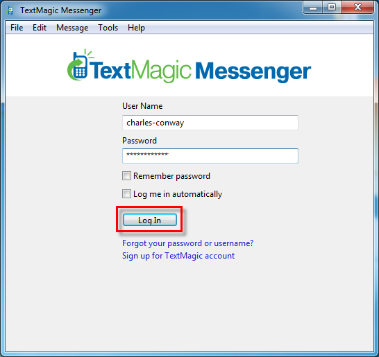 sms text messaging api for web applications