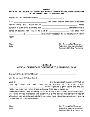medical leave application form in tamil