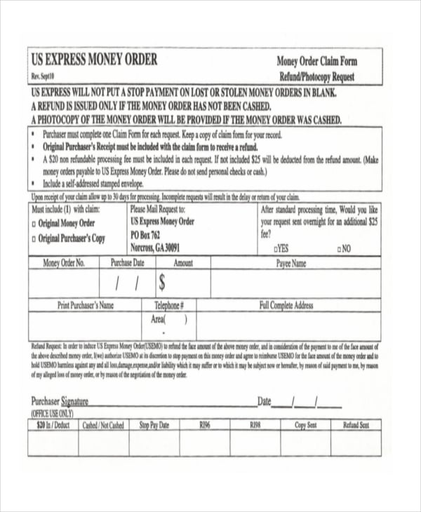 post office credit card application form