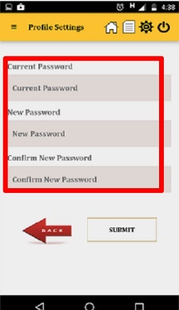 how to set password for centerlink mobile application
