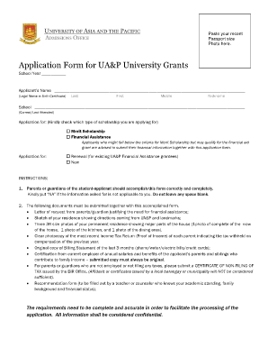 university of asia and the pacific application form