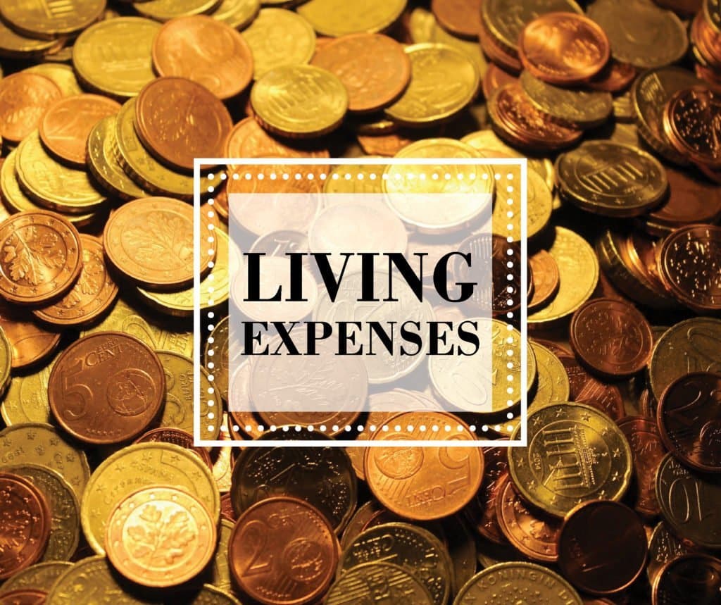 living expenses for loan application