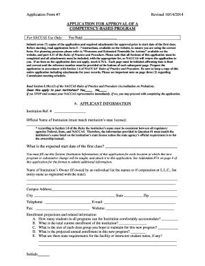 competency based application form answers