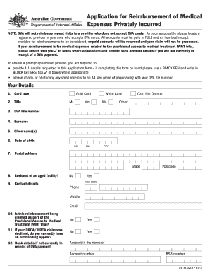 dva application forms for sinusitis