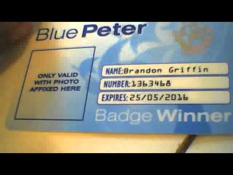 blue peter badge card application