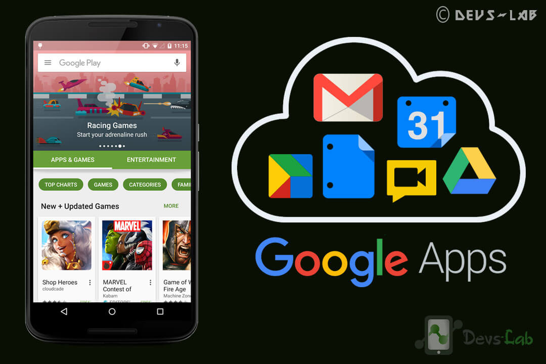 google applications package for android