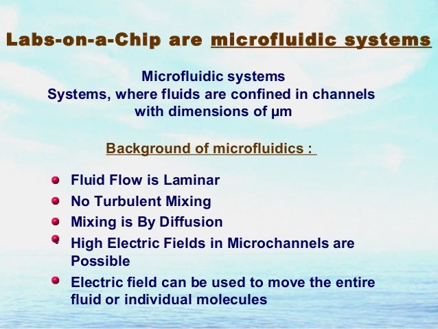 introduction to microfluidics basics and applications
