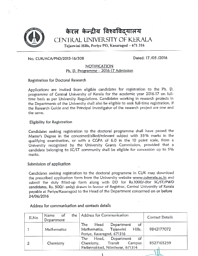 pondicherry university application form 2017