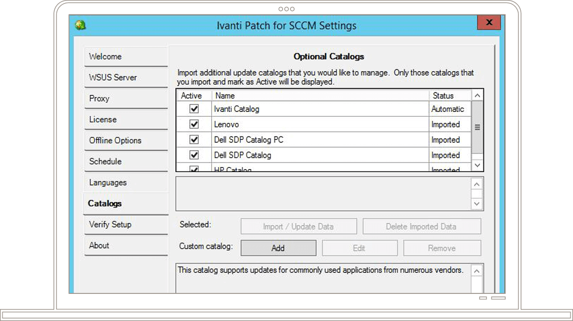 sccm install application and pacth